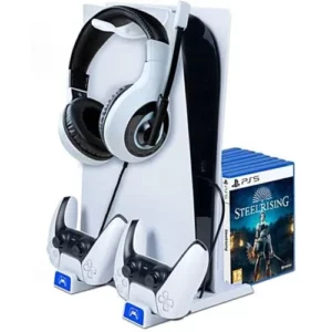 Bigben stalak za PS5 konzolu i punjač za Dualsense kontrolere (PS5 Standard Edition ili PS5 Slim)